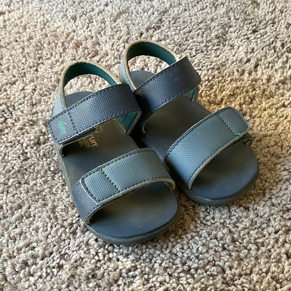 SEE KAI RUN Blue Kids Sandals